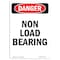 Signmission Safety Sign, OSHA Danger, 10" Height, Portrait Non Load Bearing, Portrait OS-DS-D-710-V-1984 - alternate 1